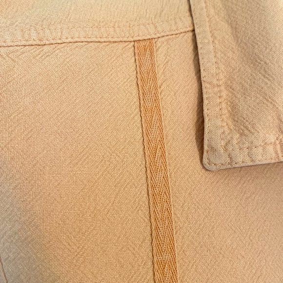 Vintage ‘LA Seat Covers’ Peach Shirt, 70s/80s, Size M - Picture 4 of 8